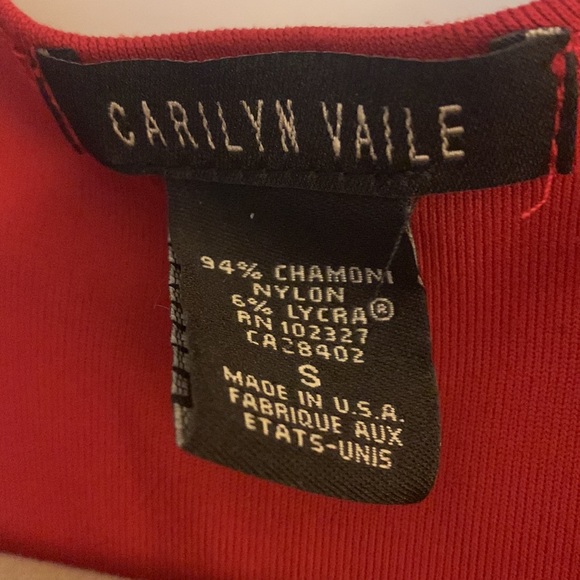 Women's Carilyn Vaile Red Maxi Dress - Deep V-Neck - Small - Picture 4 of 5